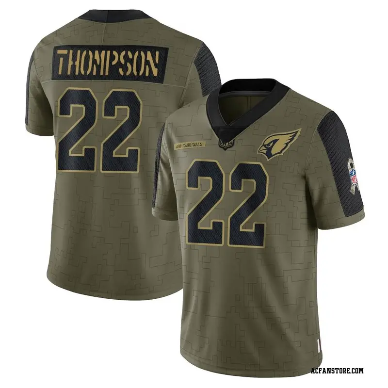 Men's Deionte Thompson Arizona Cardinals 2021 Salute To Service Jersey - Limited Olive