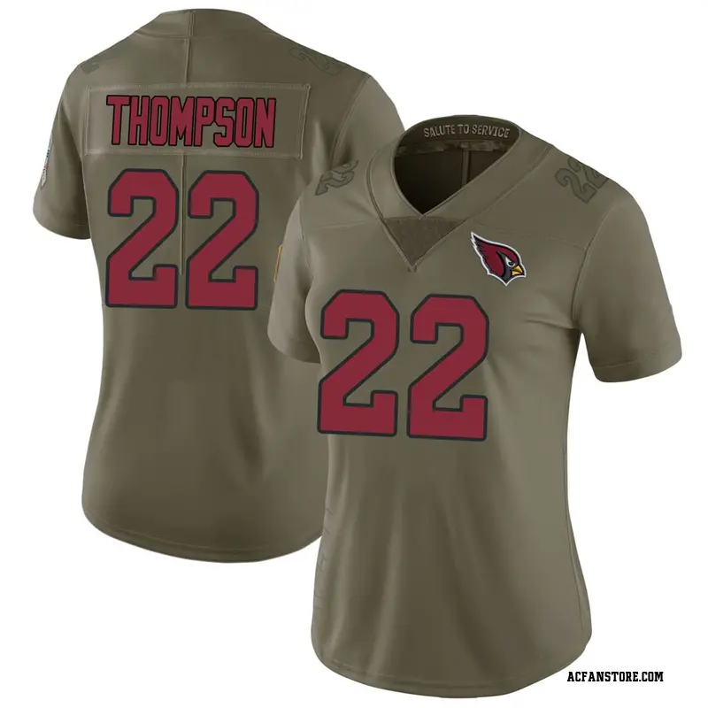 Women's Deionte Thompson Arizona Cardinals 2017 Salute to Service Jersey - Limited Green
